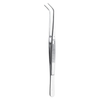 College Pliers with Lock - Serrated, Narrow Tips